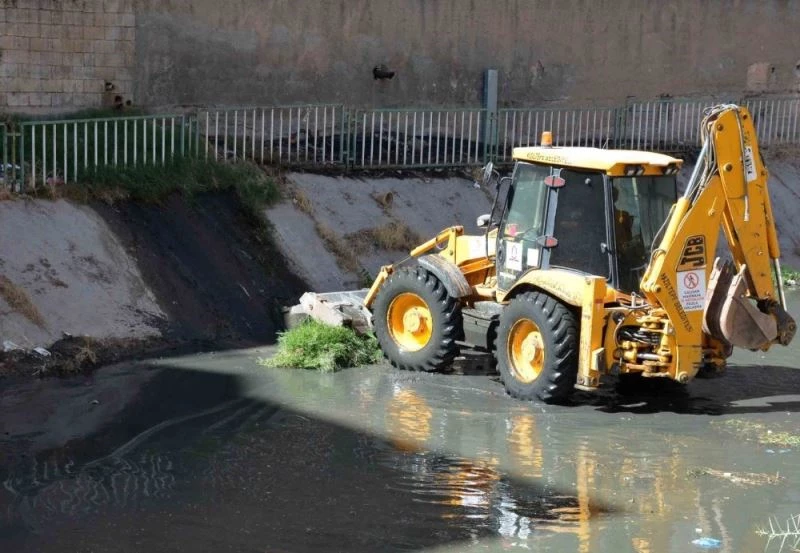 Çöp yatağına dönen Zergan Deresi temizleniyor
