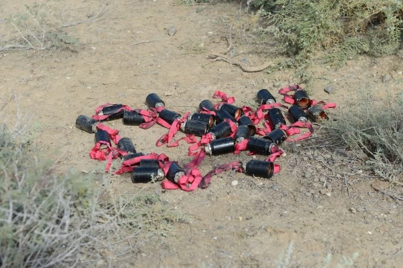 Bakü, Tiflis, Ceyhan Boru Hattını hedef alan roketin patlamayan parçaları görüntülendi
