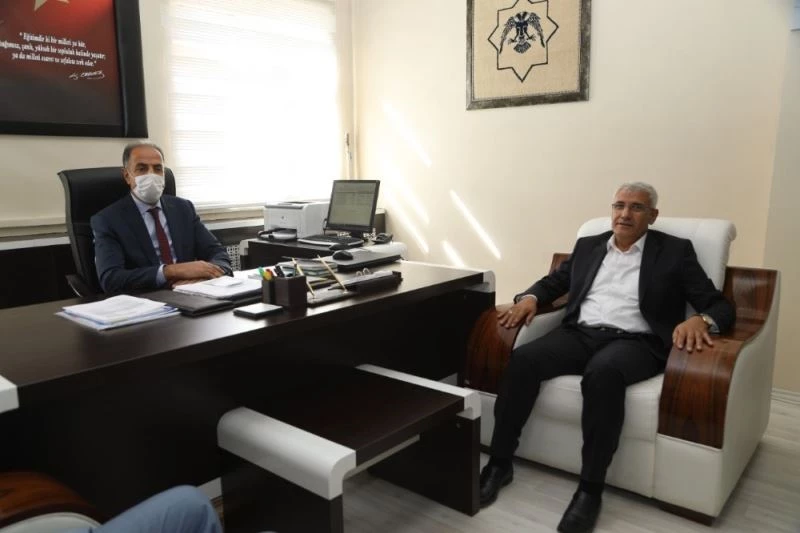 Başkan Güder’den Kaçmaz’a hayırlı olsun ziyareti
