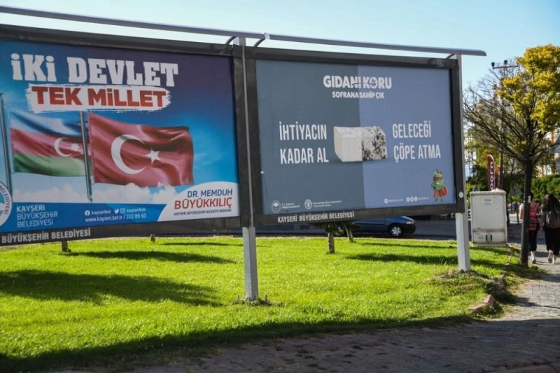 Gıdanı Koru Sofrana Sahip Çık Afişleri Kayseri’de Dikkat Çekti
