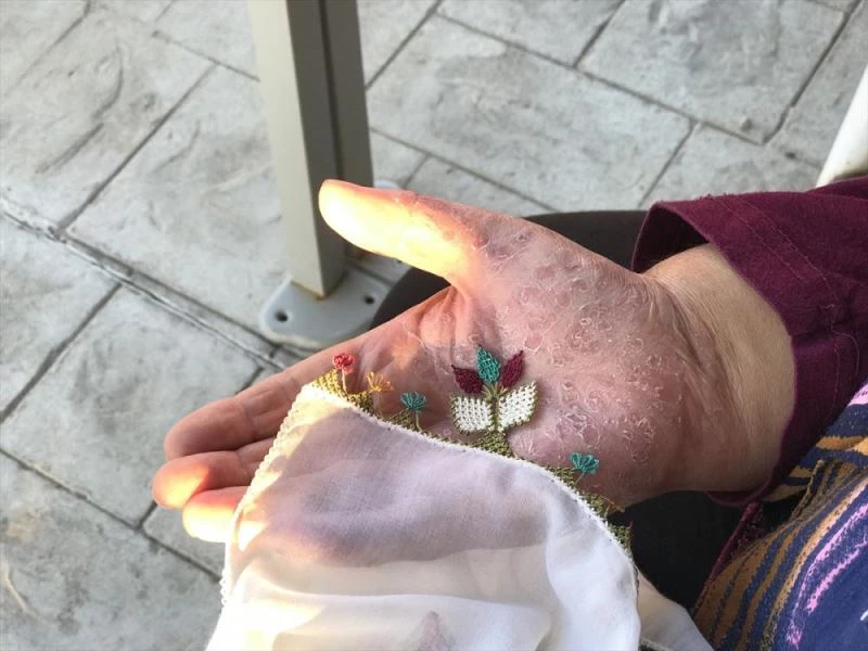 El emeği ürünleriyle ev ekonomisine destek oluyor