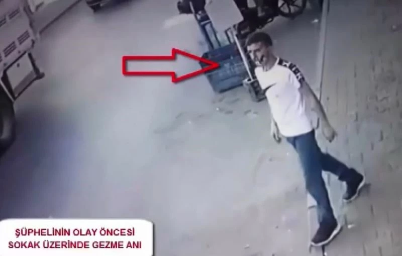 Kapkaççı önce kameraya sonra polise yakalandı
