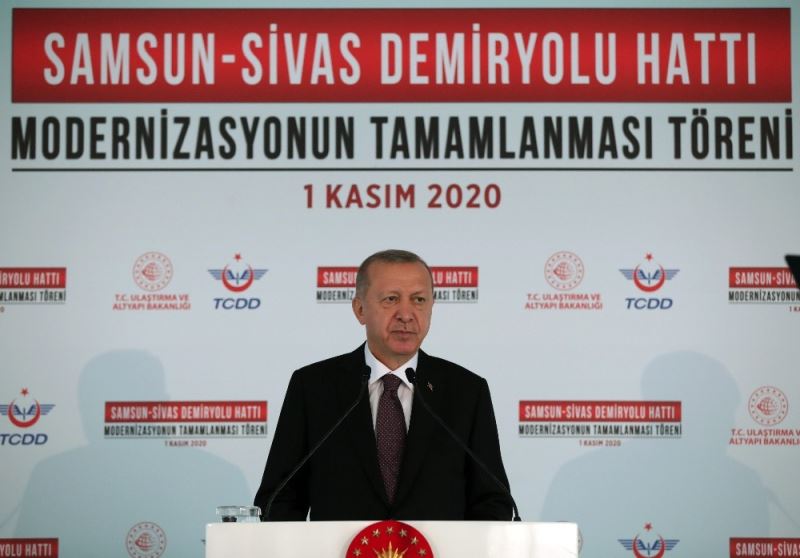 Cumhurbaşkanı Erdoğan: “Türkiye’nin en büyük demiryolu modernizasyon yatırımı”
