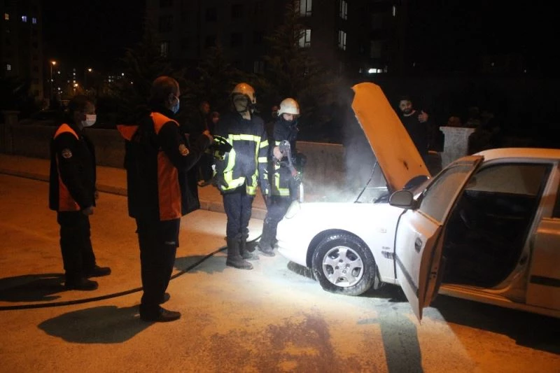 Sabah tamirden çıkan araç akşam yandı
