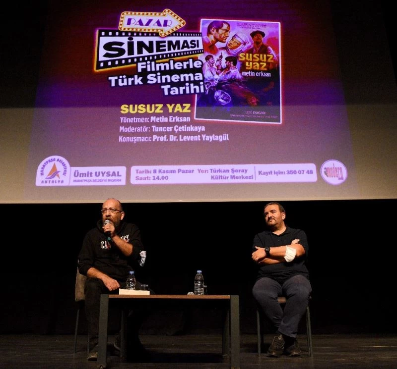 Türkan Şoray Kültür Merkezi’nde ‘Pazar Sineması’na sinemaseverler ilgi gösterdi
