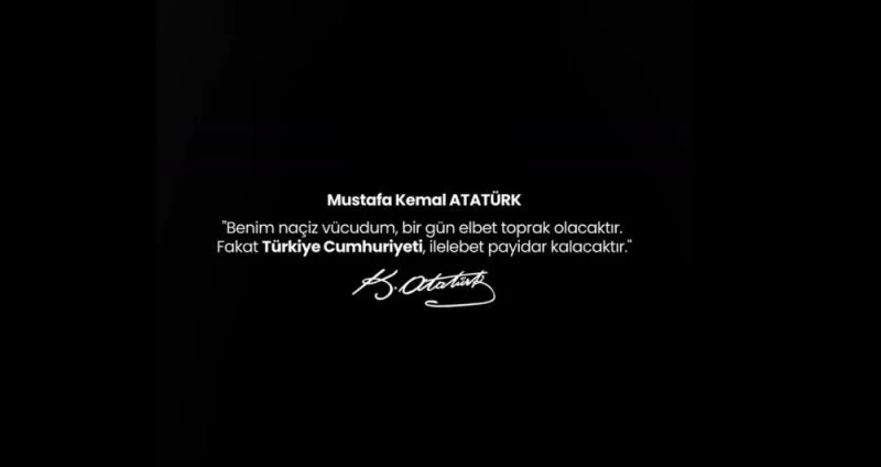 Antalyaspor’dan videolu ’10 Kasım Atatürk’ü Anma Günü’ paylaşımı
