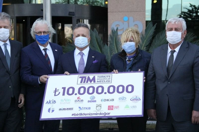 TİM ve İhracatçı Birliklerinden depremzedelere 10 milyon TL destek
