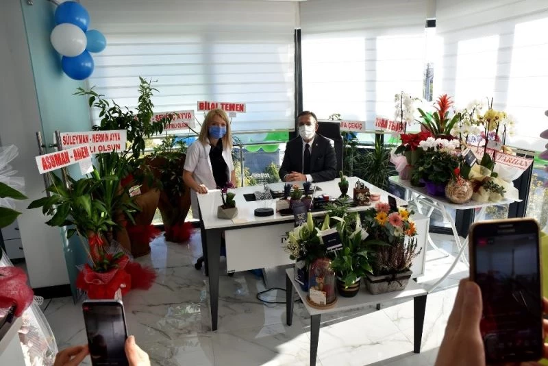 Başkan Ataç diş hekimi muayenehanesinin açılışına katıldı
