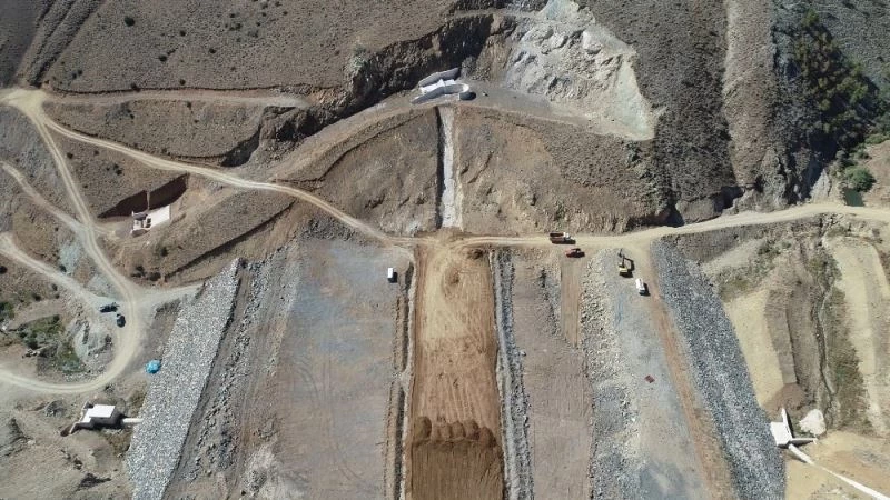 Erikdibi Göledinde yüzde 50 fiziki gerçekleşmeye ulaşıldı
