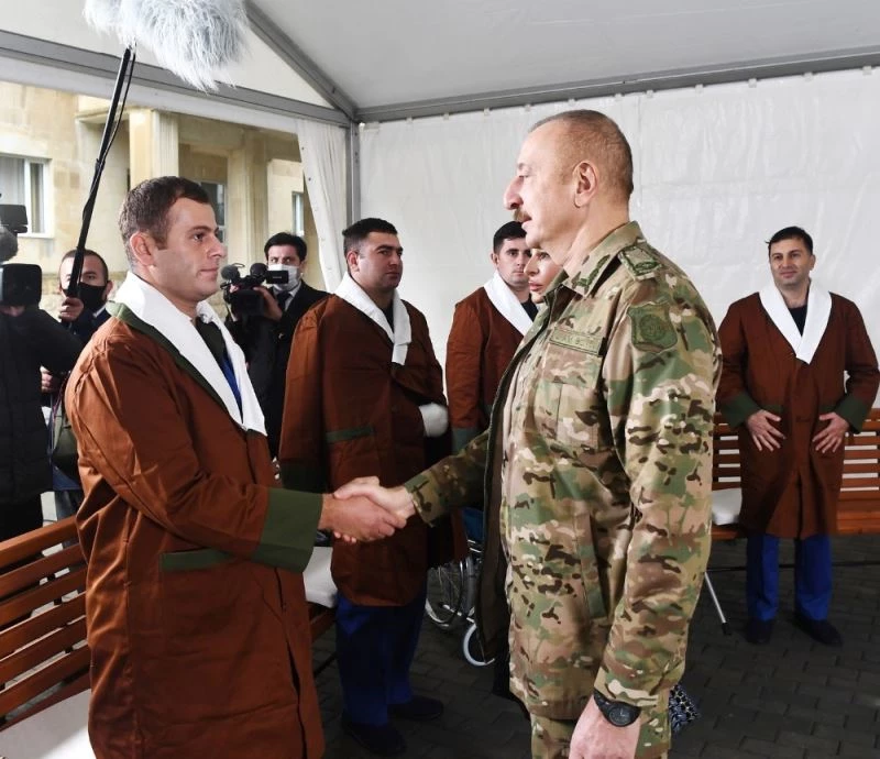 Azerbaycan Cumhurbaşkanı  Aliyev, “Hem savaş alanında, hem de müzakere masasında istediğimizi aldık”
