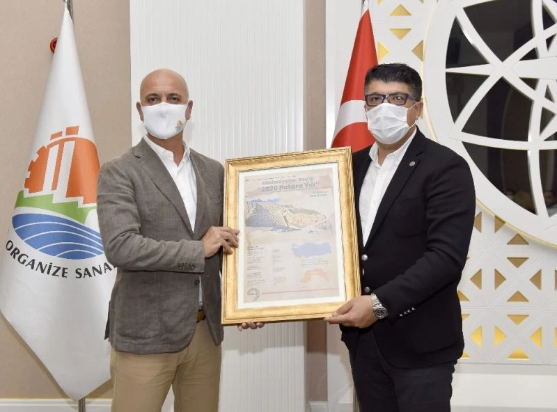 OSB Başkanı Ali Bahar, ANTİAD’ı konuk etti
