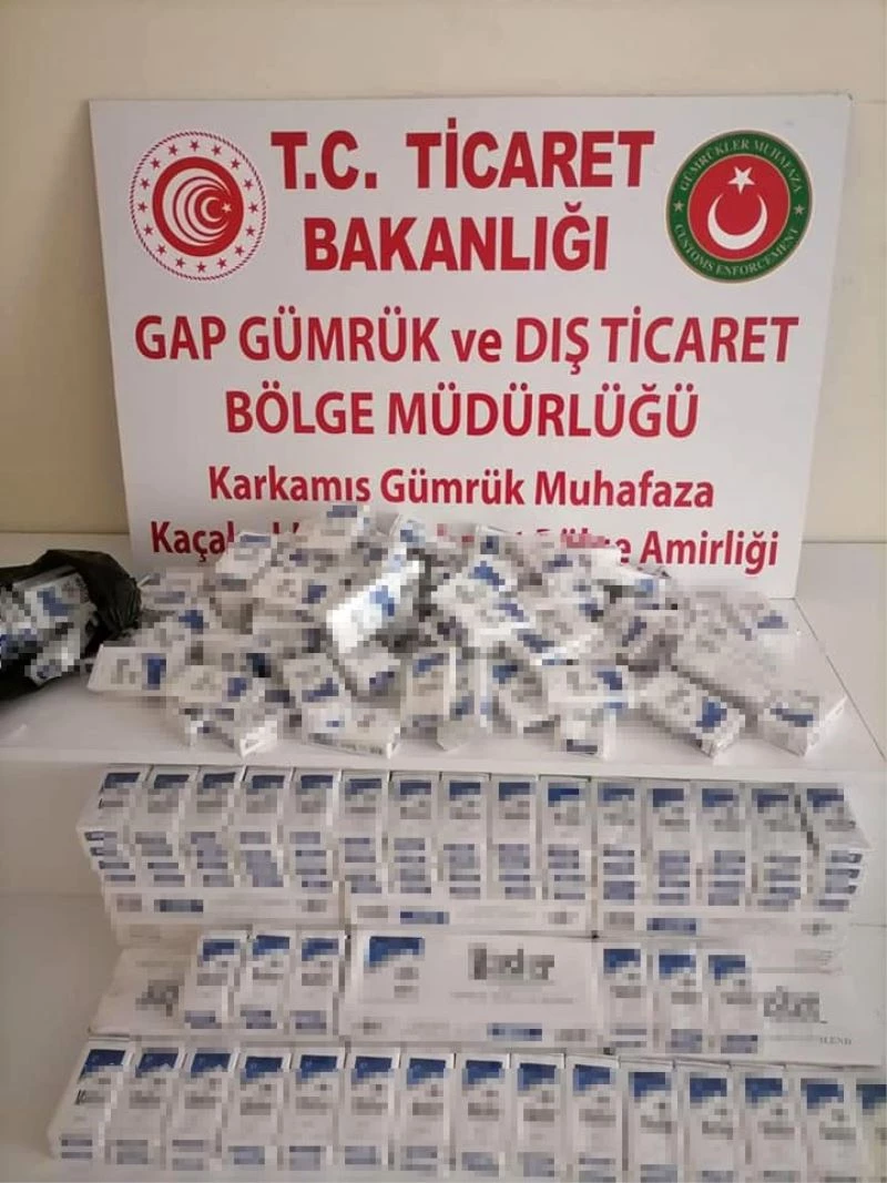 Sınır kapısında kaçak sigaraya darbe
