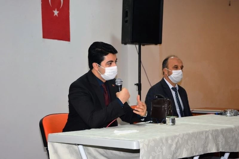 Kaymakam Kaya din görevlileriyle toplantı yaptı
