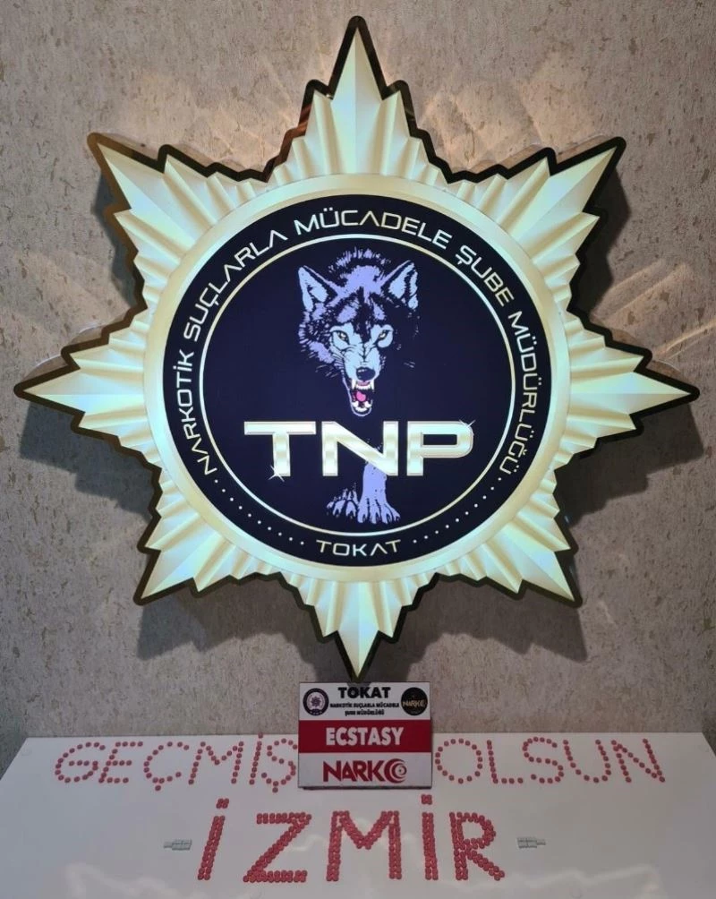 Tokat’ta 440 adet ecstasy hap ele geçirildi
