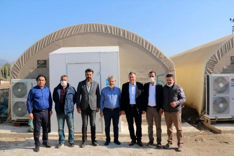 Hatay Büyükşehir Belediye Başkanı Savaş, mantar üreticileriyle bir araya geldi