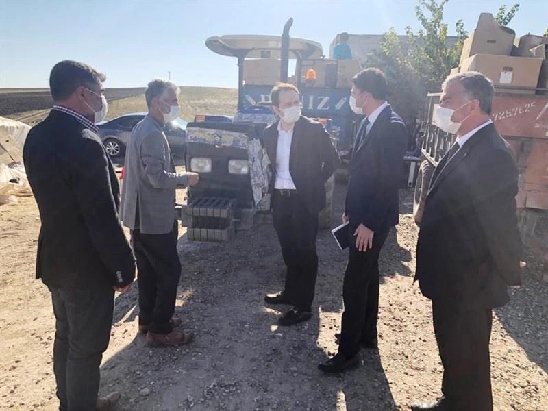 Kaymakam Alemdaroğlu Taşkuyu köyünde incelemelerde bulundu
