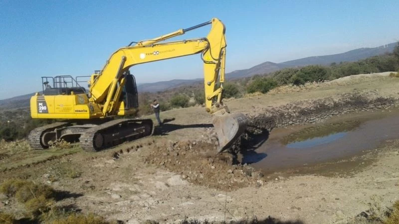 Seyitli HİS göletlerinde temizlik başladı
