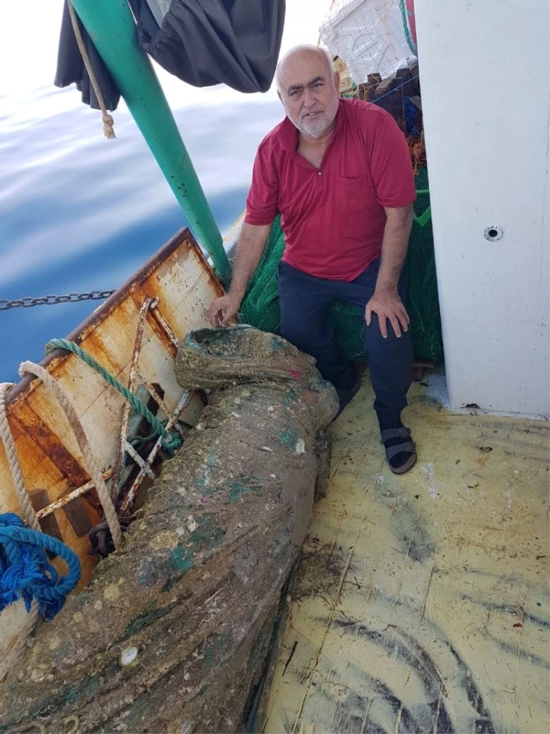 Marmaris açıklarında bulunan heykelin baş kısmı için dalış yapılacak
