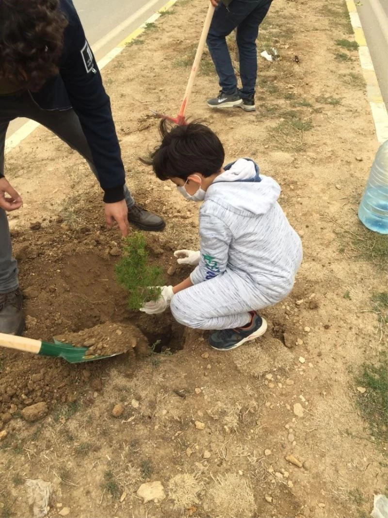 Gercüş’te Ağaçlar Kitaplarla Büyüyor Projesi başladı
