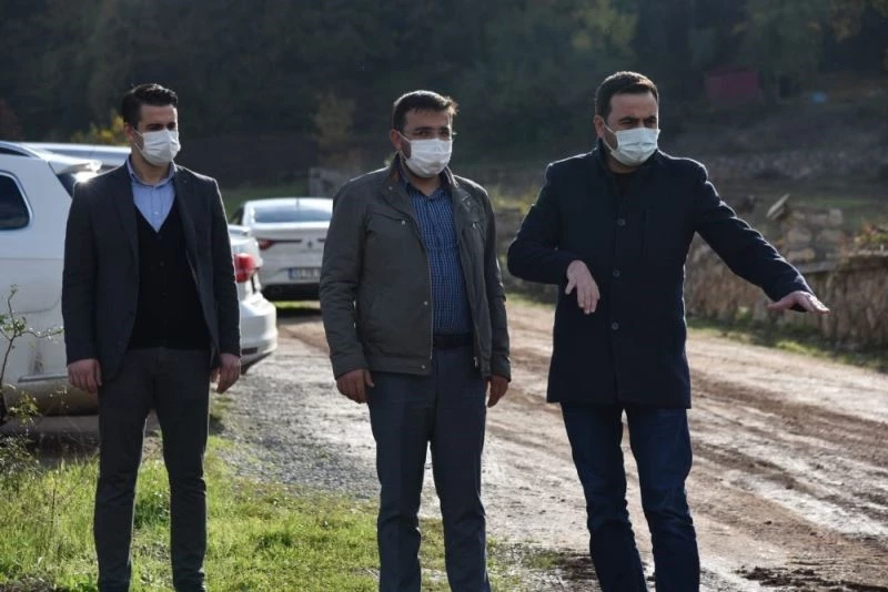 Döngel mesire alanında çalışmalar devam ediyor
