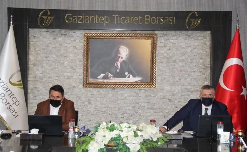 Gaziantep Ticaret Borsası meclisi video konferansla toplandı
