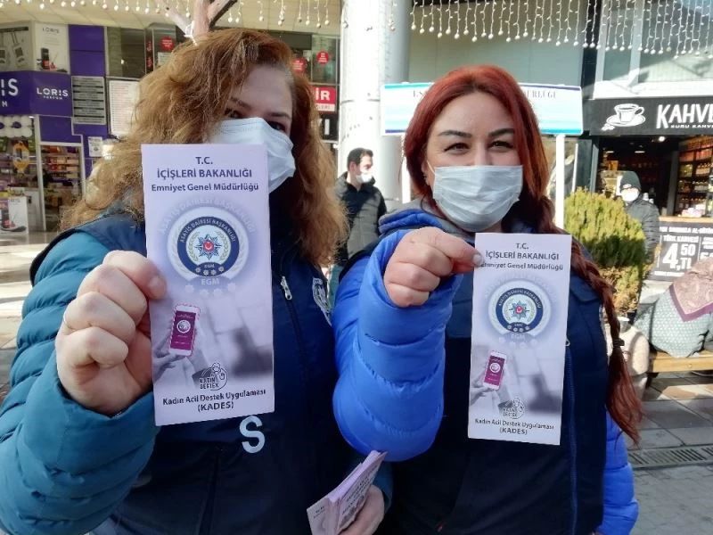 Kadına şiddete karşı acil durum butonu
