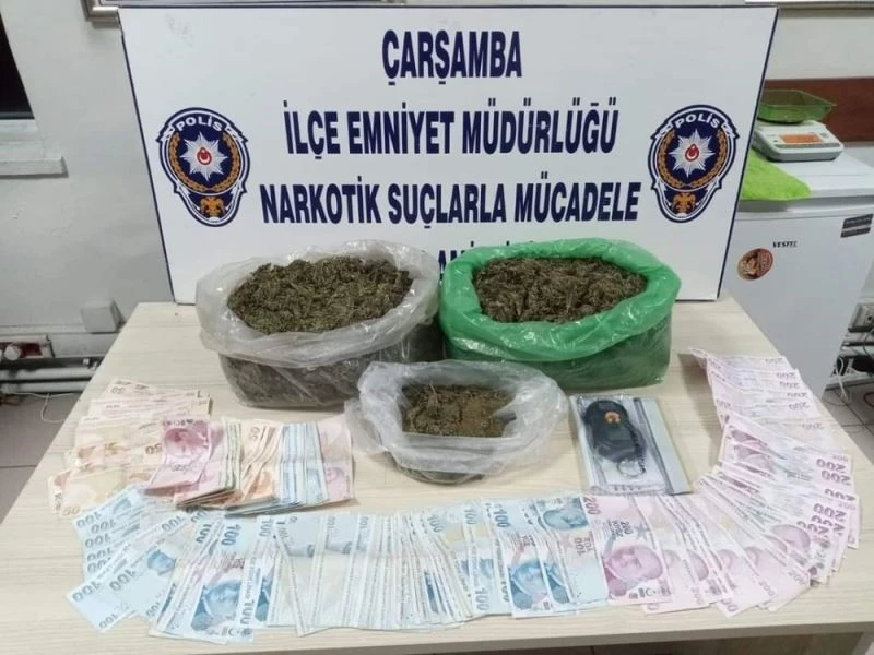 2 kilo esrara 2 gözaltı
