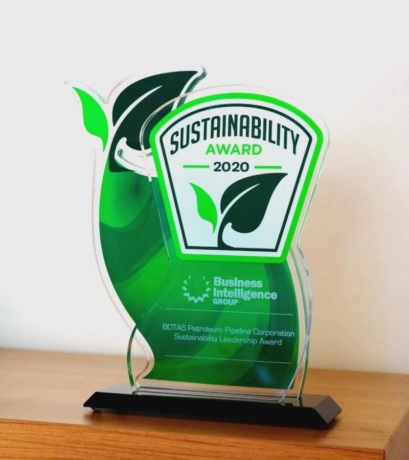 BOTAŞ’a “Sürdürülebilir Liderlik” Ödülü
