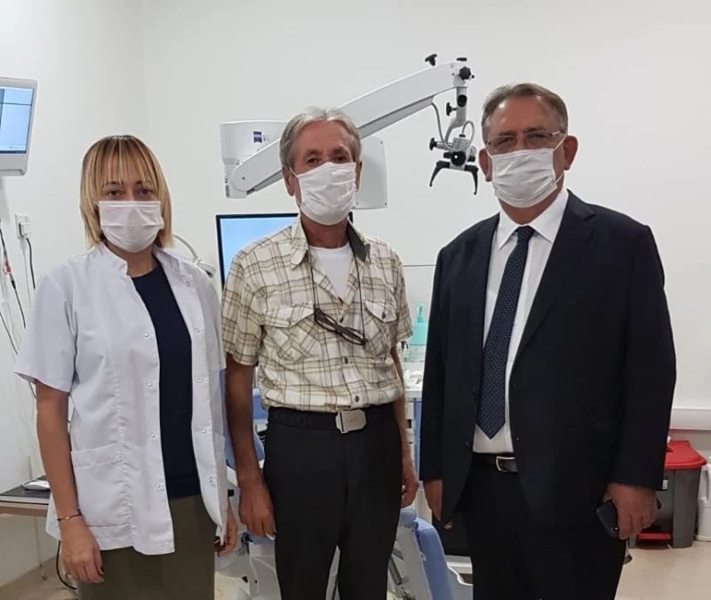 Yanak dokusundan yeni damak yapıldı
