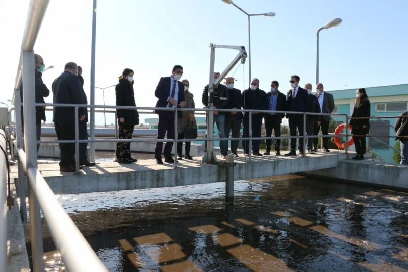 Pis sular arıtılarak Gediz Nehri’ne bırakılıyor

