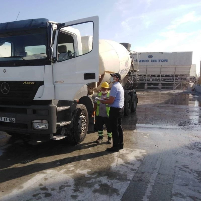 Beton firmalarına denetim
