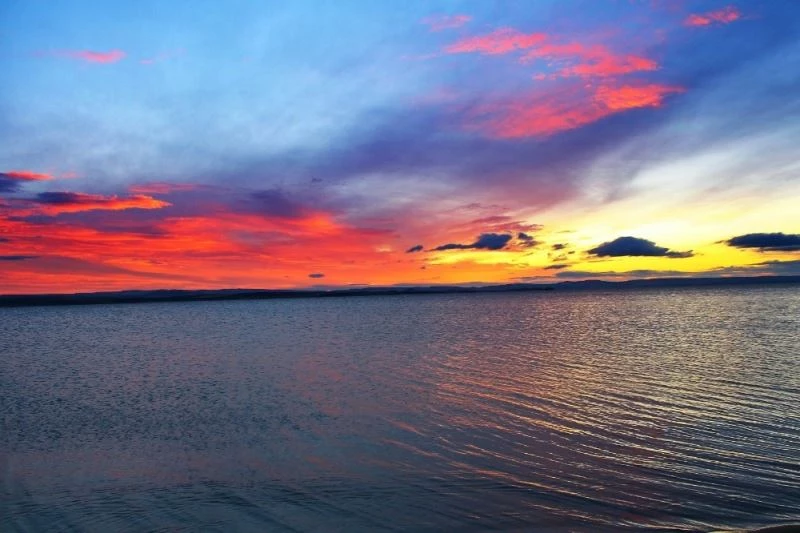 Savcılı Plajı’nda gün batımı

