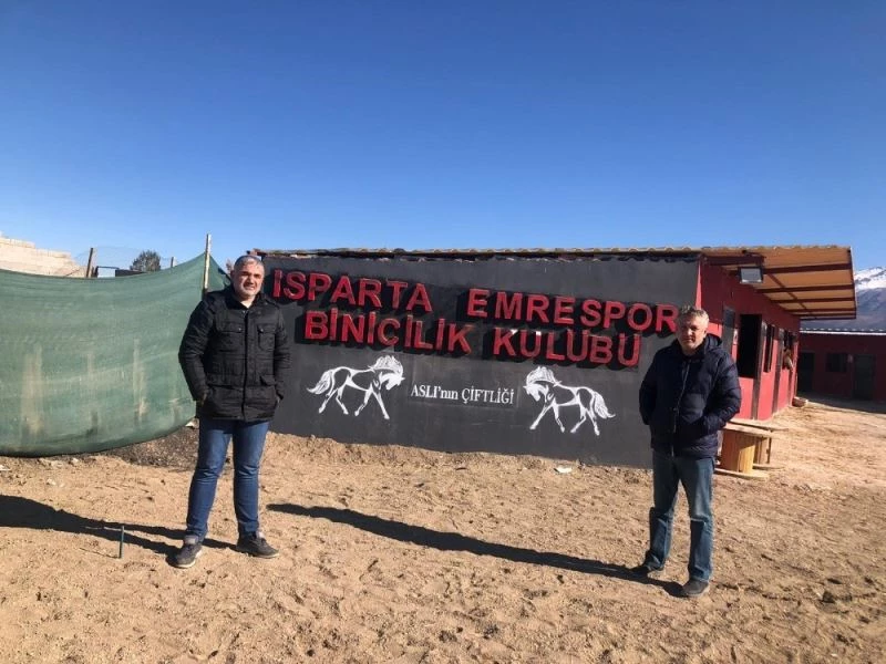 Isparta’da amatör futbol kulübü, binicilik dalına el attı
