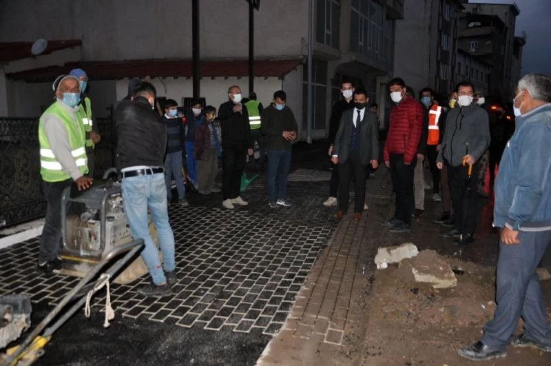 Kaymakam Doğramacı’dan yol ve iş yeri denetimi
