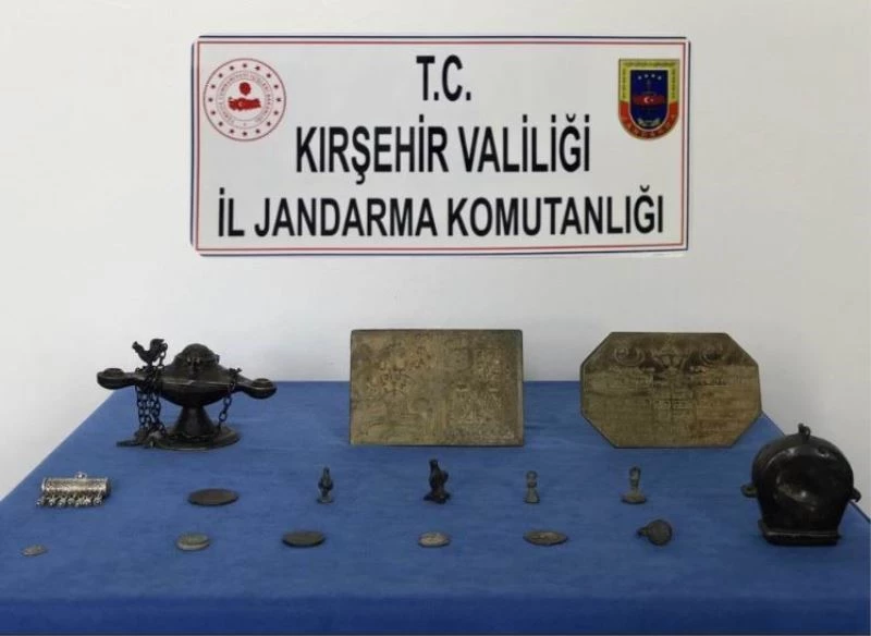 Kırşehir Jandarma Komutanlığından tarihi eser operasyonu
