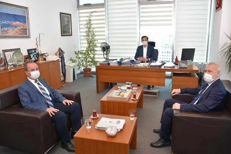 TESKİ Müdürü İçöz, İller Bankası Genel Müdürlüğü yöneticileri ile bir araya geldi
