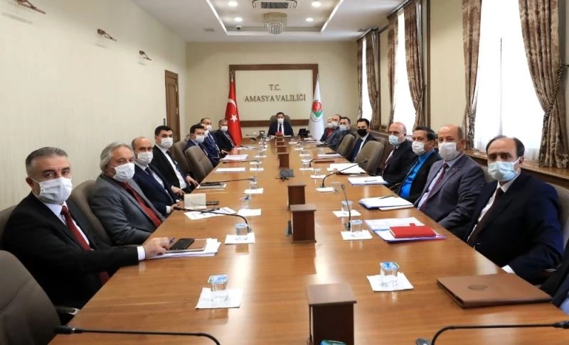 Amasya’da kamu hizmetlerinin genel değerlendirmesi yapıldı
