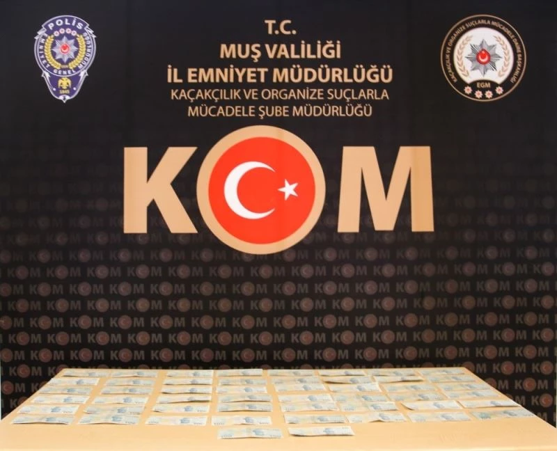 Muş’ta kalpazanlara operasyon: 2 gözaltı
