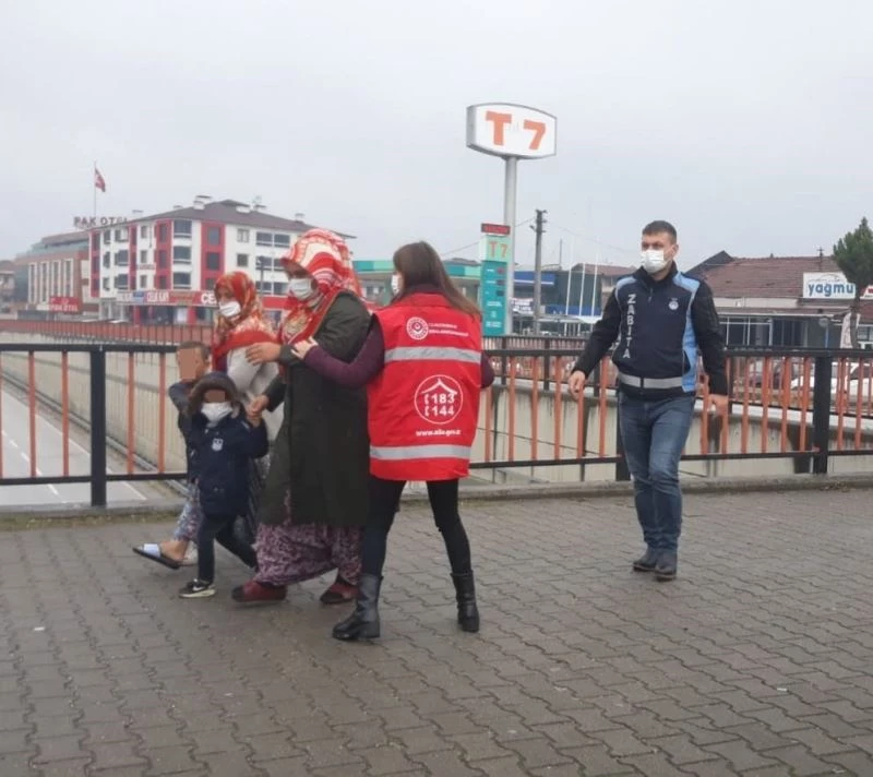 Zabıta ve Aile Sosyal Politikalar’dan dilenci operasyonu
