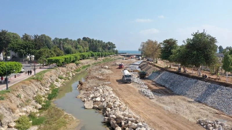 Müftü Deresindeki ıslah çalışmalarının yüzde 75’i tamamlandı
