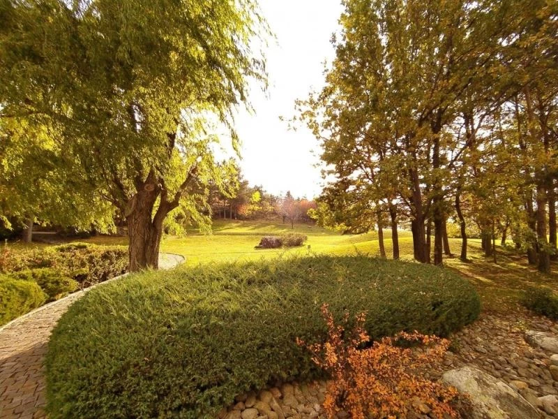 Kırşehir’de, Japonların eseri bahçe sonbaharda renkgarenk oldu
