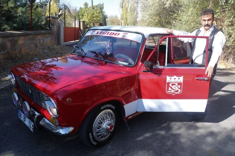 ’Fanatik otomobil’ görenlerin dikkatini çekiyor
