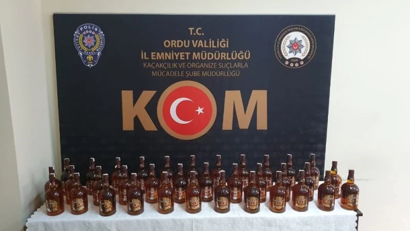 Ordu’da sahte viski operasyonu
