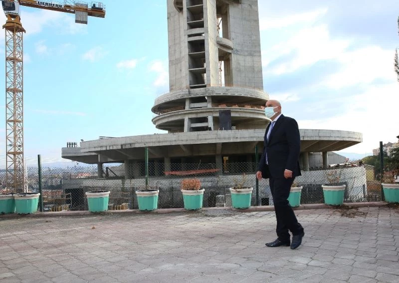 Başkent’te cumhuriyetin 100. yılını temsilen Cumhuriyet Kulesi inşa ediliyor
