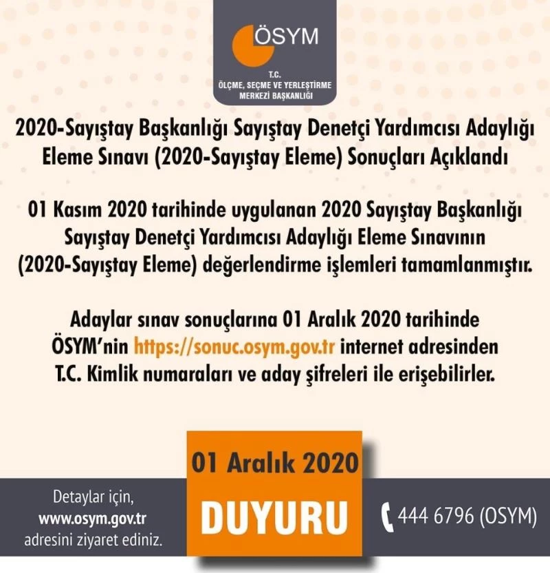ÖSYM: 