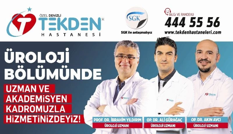 Denizli Tekden Hastanesinden uyarı; “Prostattan korkmayın, geç kalmaktan korkun”
