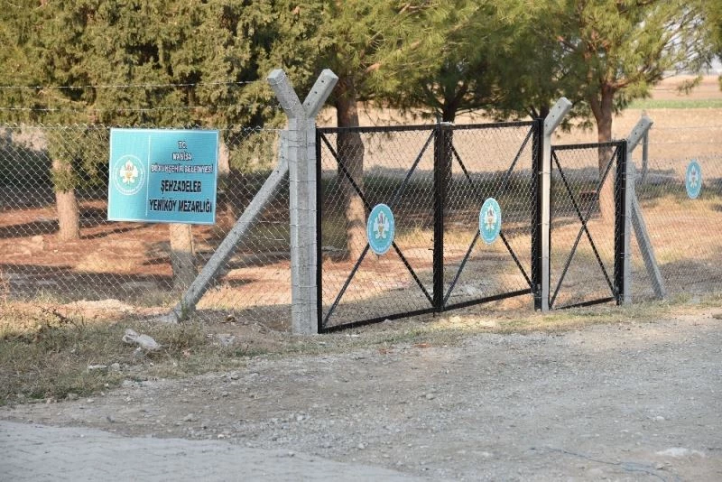 Manisa’da mezarlık güvenliğine hassas çalışma
