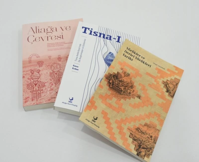 Aliağa’da üç kitap, yeni yılda okuyucuyla buluşuyor
