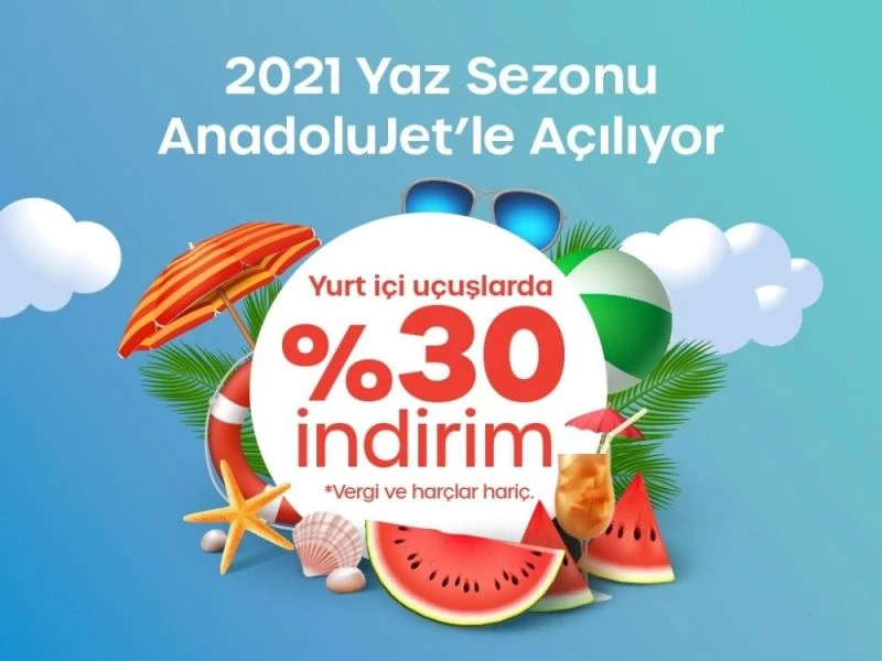 AnadoluJet’ten yaz kampanyası
