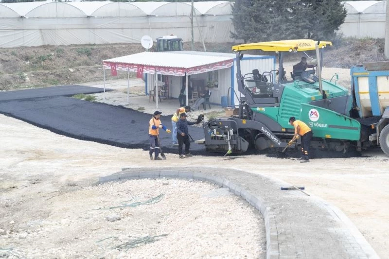 Karaduvar ve Şahutoğlu mahallelerinde üst yapı çalışması
